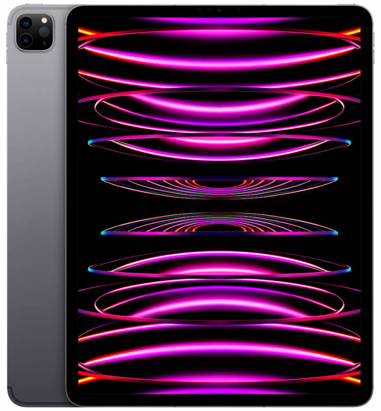 Apple iPad Pro 12.9 (2022), 128 ГБ, Wi-Fi + Cellular, серый космос